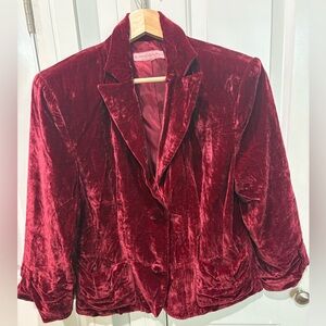 Bandolino Velvet Blazer